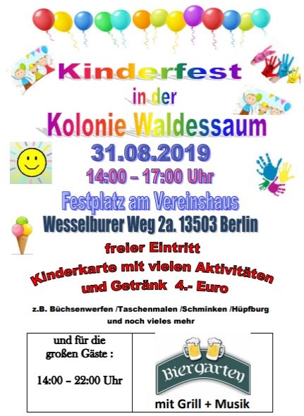 Kinderfest 2019 – Plakat